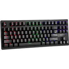 Teclado Mecanico Xtrike-Me GK-979, Rainbow, Switch Blue | R$143