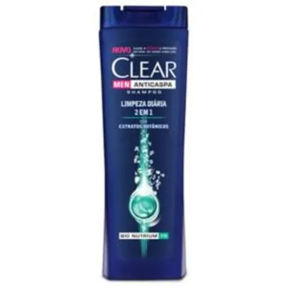 Shampoo Clear Anticaspa limpeza diária 400ml