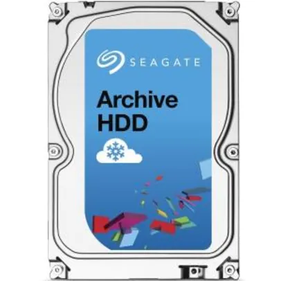 HD Seagate SATA 3,5´ Archive HDD 6TB 5900RPM 128MB Cache Sata 6Gb/s - R$800