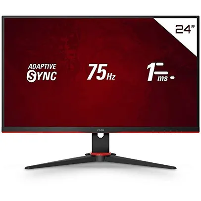 Monitor Gamer AOC SPEED 24" 75Hz IPS 1ms 24G2HE5