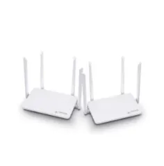 Kit Smart Roteador Mesh Gigabit Wireless com 02 Peças Branco - Positivo