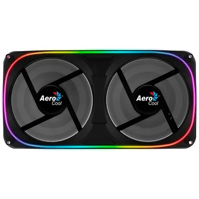 Cooler Dual Fan Aerocool Astro 24, ARGB, 240mm, para Placa de Vídeo, Preto - 73862