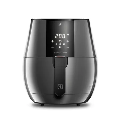 [Com Cashback] Air Fryer Electrolux 3,2L Digital Cinza Experience Com Função Virar 1400W por Rita Lobo (EAF20)