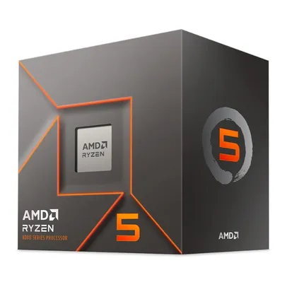 [COM CASHBACK R$899] Processador AMD Ryzen 5 8400F, 4.2 GHz (4.7 GHz Max Turbo), Cachê 22MB, AM5, 6 Núcleos, 12 Threads - 100-100001591BOX