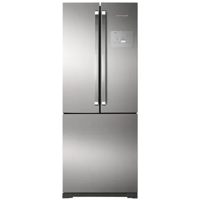 Geladeira Brastemp Frost Free Side Inverse 540 litros cor Inox com Ice Maker - BRO80AK