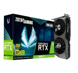 Placa de Vídeo Zotac NVIDIA GeForce RTX 3060 Ti Twin Edge LHR, 8GB, 14.0 Gbps, GDDR6, DLSS, Ray Tracing - ZT-A30610E-10MLHR