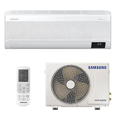 Ar-condicionado Split Inverter 12000 Btus Samsung Windfree High Wall Só Frio Ar12avhabwknaz 220v