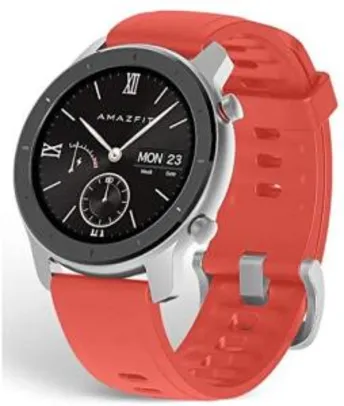 Smartwatch Xiaomi Amazfit GTR - Vermelho | R$ 710