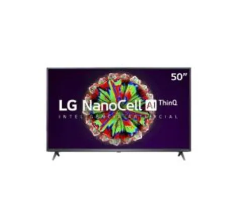 (AME R$2.320) SMART TV LG 50" 4k NANOCELL (50NANO79SND) | R$2.369
