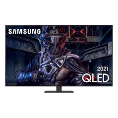 Smart TV Samsung 55" 4K QLED Q80A, 4 HDMI, 120Hz QN55Q80AAGXZD