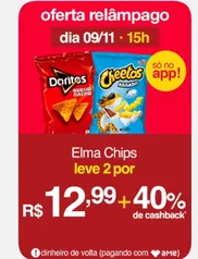 (APP/AME R7,80) Leve 2 - Salgadinhos Elma Chips