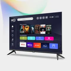 Smart TV HQ 60" UHD 4K, HDR Android 11, Sistema Ultrasound, Design Slim, Processador Quad Core, Espe