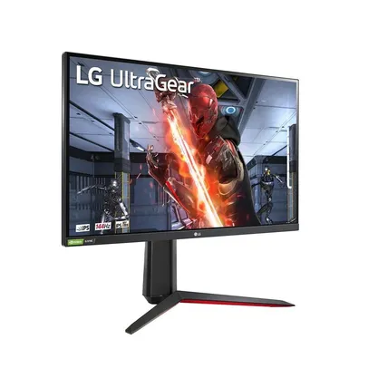 Monitor Gamer LG UltraGear 27 Full HD, 144Hz, 1ms, IPS, HDMI e DisplayPort, HDR 10, 99% sRGB, FreeSy