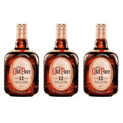 Whisky Old Parr 1L 3 Unidades