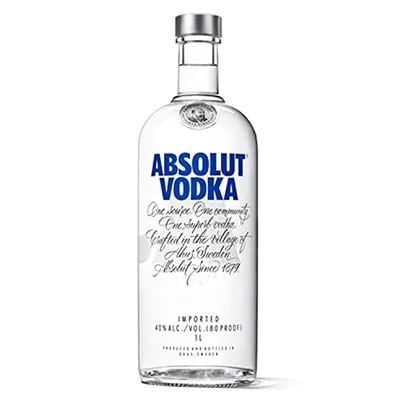 Vodka Absolut 1L | R$ 70