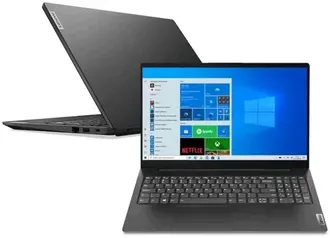 Notebook Lenovo V15 i3-1215U 8GB 256GB SSD W11 home 15" FHD 82UM000KBR Preto