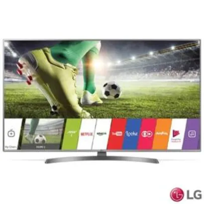 Smart TV LED 65" Ultra HD 4K LG 65UK6540, ThinQ AI, HDR 10 Pro, 4 HDMI e 2 USB - R$3.670
