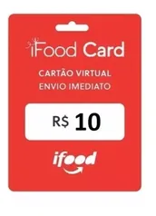 Gift Card Virtual Ifood - Pague R$7 e Ganhe R$10