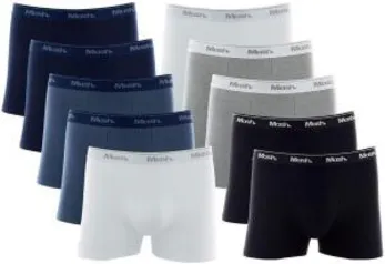 Kit de 10 Cuecas Boxer, Mash, Masculino [ FRETE PRIME ]