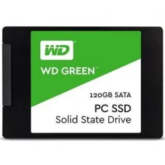 SSD Western Digital Green 120GB SATA III 6GB/s WDS120G1G0A - R$123