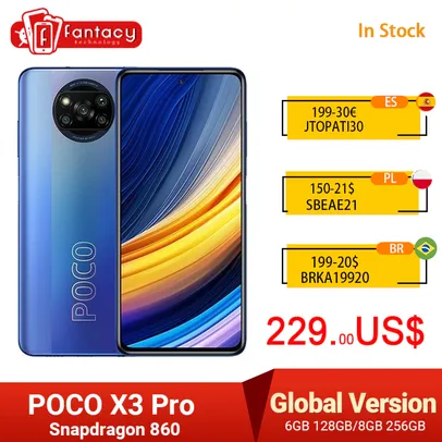Xiaomi POCO X3 PRO 6GB+128GB | R$ 1149