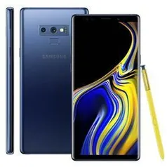 [App Shoptime] Smartphone Samsung Galaxy Note 9 128GB Nano Chip Android Tela 6.4" Octa-Core 2.8GHz 4G 6GB RAM - Azul - R$3044