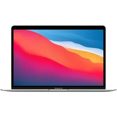 [Selecionados App | Ame R$7070] MacBook Air 13" Apple M1 (8GB 256GB) Prateado