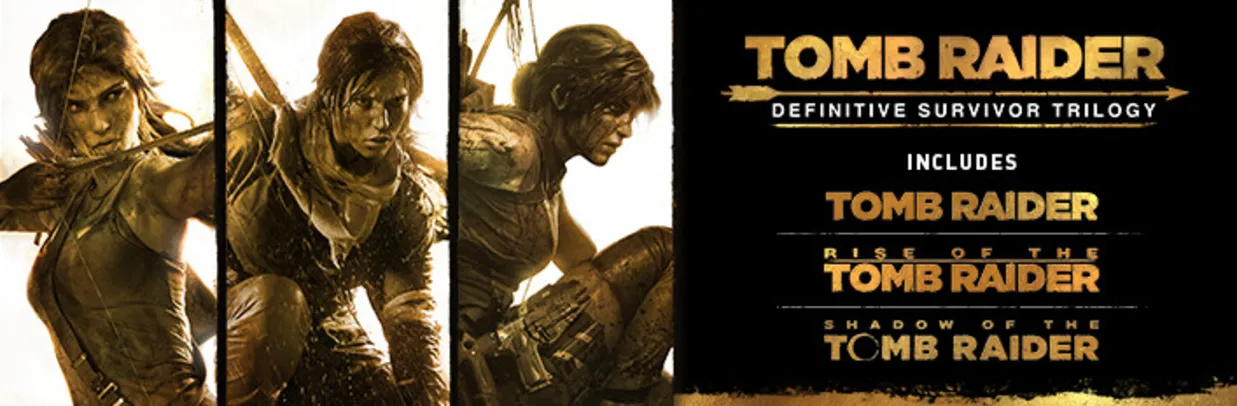 Tomb Raider Definitive Survivor Trilogy (3 Jogos + DLC's) 