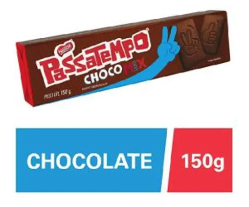 Biscoito, Chocomix, Passatempo, 150g(recorrência + min.5) | R$ 1,5