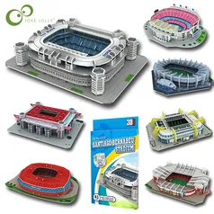 Miniatura de estádios de futebol para montar