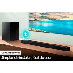 Soundbar Samsung HW-A455 com Subwoofer, 300W RMS