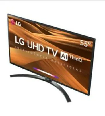 Smart TV LED 55" LG UM7470 Ultra HD 4K HDR Ativo, DTS Virtual X, WebOS 4.5 + Controle Smart Magic