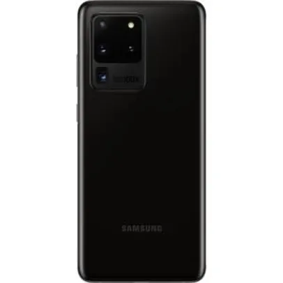 (APP+AME=R$7149,10) Smartphone Samsung Galaxy S20 Ultra 512GB/16GB Cosmic Black