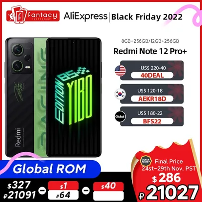 Smartphone Redmi Note 12 Pro+ 5G 8/256GB