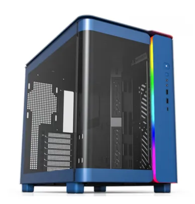 Gabinete Gamer Montech King 95, ARGB, Mid Tower, Vidro Temperado, ATX, Prussian Blue