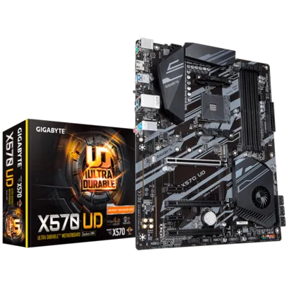 Placa Mãe Gigabyte X570 UD, Chipset X570, AMD AM4, ATX, DDR4, 9MX57UD-00-11