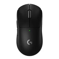 Mouse Gamer Sem Fio Logitech G Pro X Superlight 2 com Lightspeed, 32000 DPI, Sensor Hero 2, com Bateria Recarregável, Preto - 910-006629