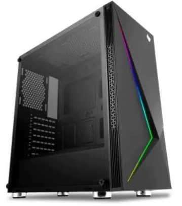Computador Pichau Gamer, Ryzen 5 3500X, GeForce GTX 1650 4GB, 8GB DDR4, HD 1Tb, 500w, Komor RGB