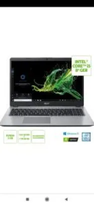 Notebook Acer A515-52G-50NT Core i5-8265U (MX130 2GB) 8GB SSD 128GB 1TB | R$3.035