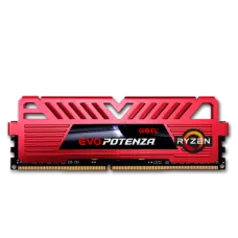 Memória DDR4 Geil Evo Potenza, 8GB 3000MHz, Red, GAPR48GB3000C16ASC