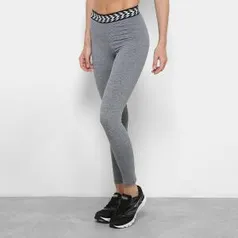 2 Calças Legging Gonew Cós Geométrico Feminina - Mescla