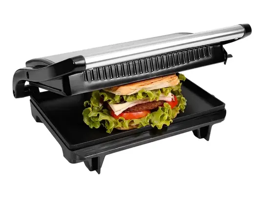 Grill Britânia Press Retangular 640W - Antiaderente