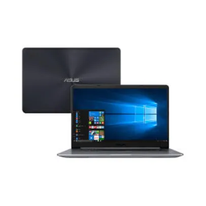 Notebook Asus Intel Core i5-8250U 4GB+16GB Optane 1Tb Tela 15,6" Windows 10 X510UA-BR1272T Cinza R$2.355