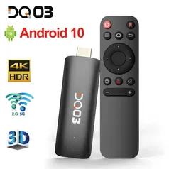 [Moedas] Stick TV DQ03 Android 10, Quad Core ARM, Cortex A53