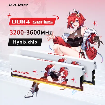 JUHOR-Memória Branco 3200 MHZ 16G X2pcs