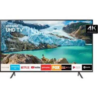 [CC Sub] Smart TV LED 58" Samsung 58RU7100 Ultra HD 4K com Conversor Digital 3 HDMI 2 USB