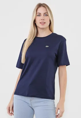 Camiseta Lacoste Logo Azul-Marinho | R$ 155