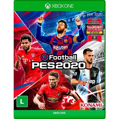 (Primeira Compra) Game EFootball PES 2020 - Xbox One | R$30