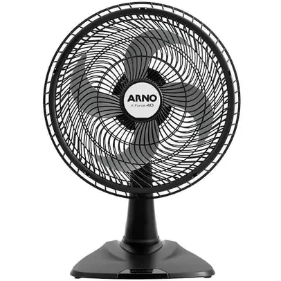 Ventilador De Mesa Arno Vepx Xforce 40cm 4 Pás Preto 220V