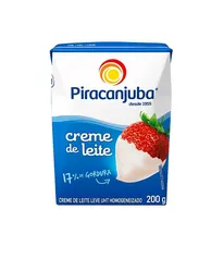 [C. Ouro] Creme de Leite Piracanjuba 200g | R$1,87